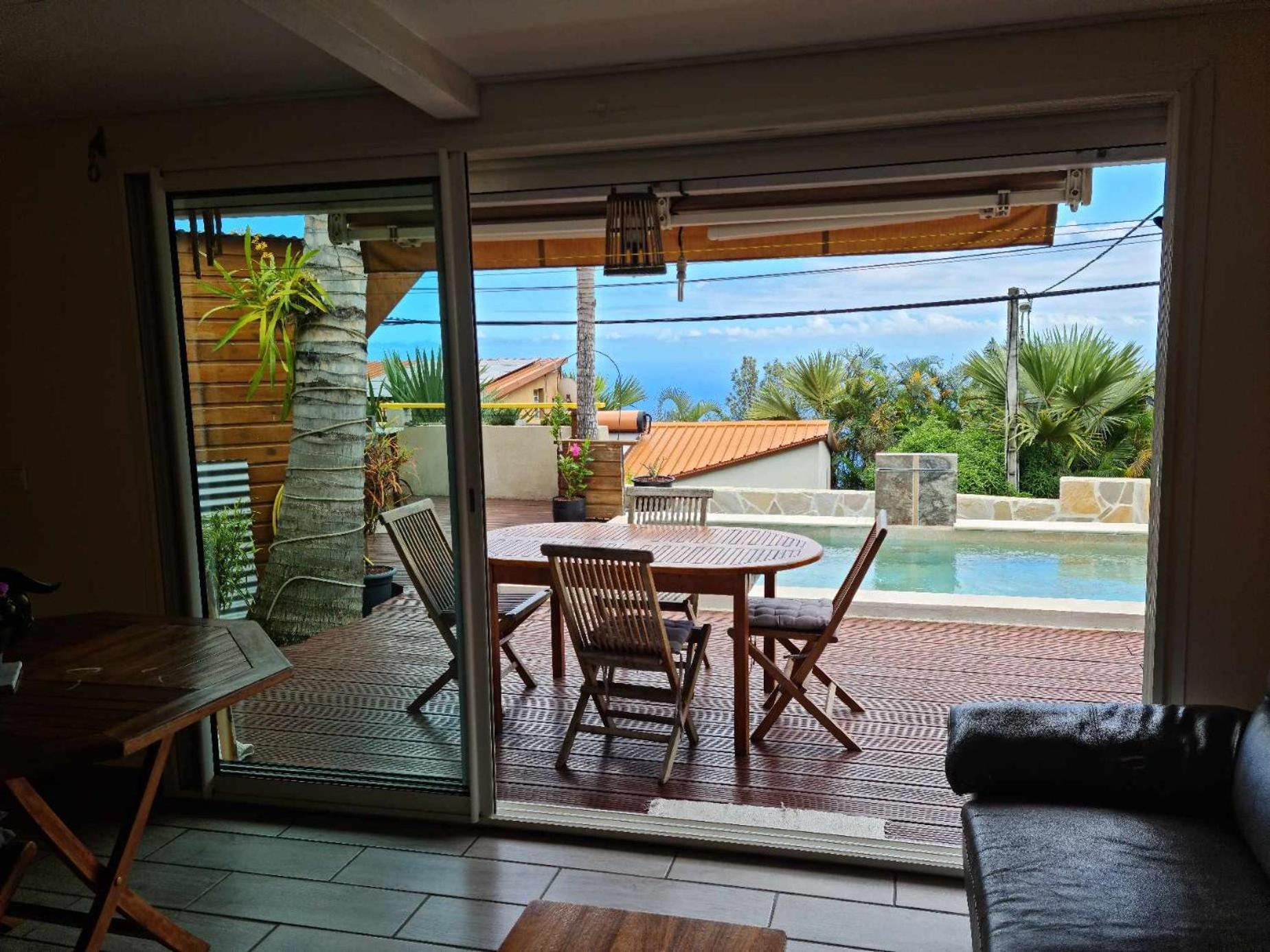 Casa vue mer avec sa piscine privée Saint-Leu Exterior foto