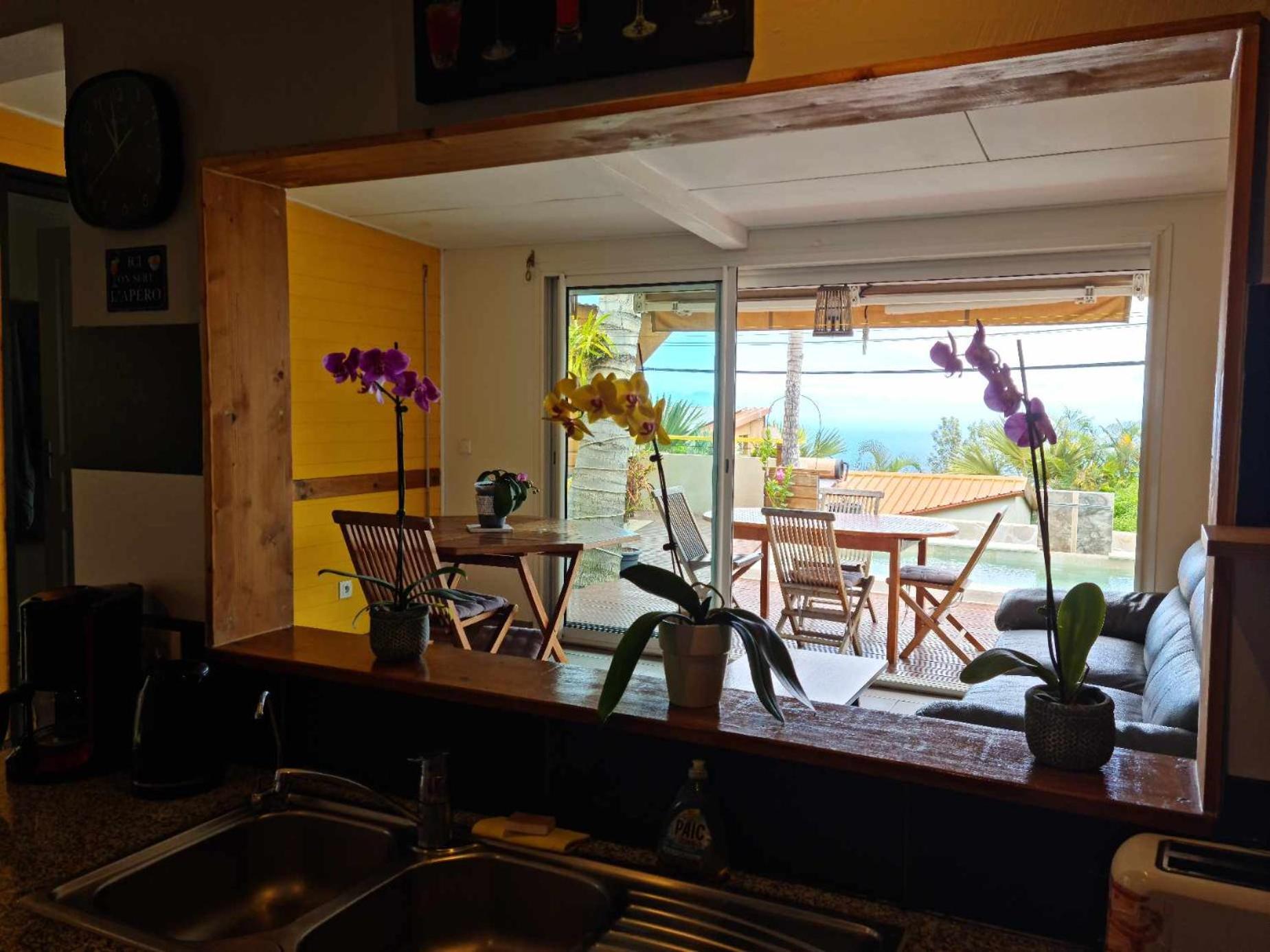 Casa vue mer avec sa piscine privée Saint-Leu Exterior foto